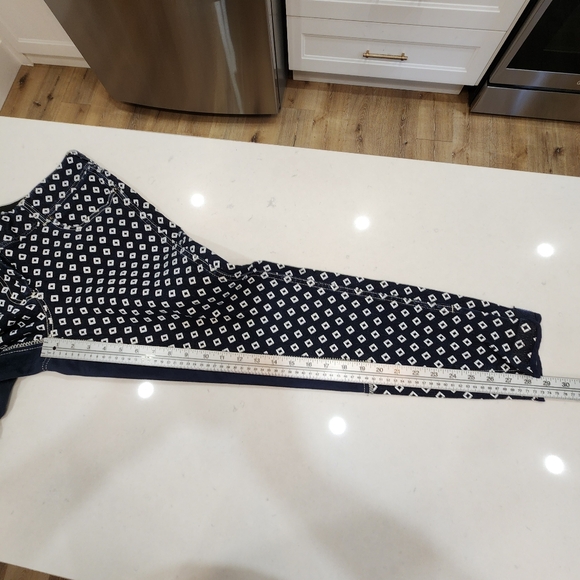 Goode Rider Full Seat Breaches Size 32R Blue Diamond All Over Print Stretch - Picture 13 of 16